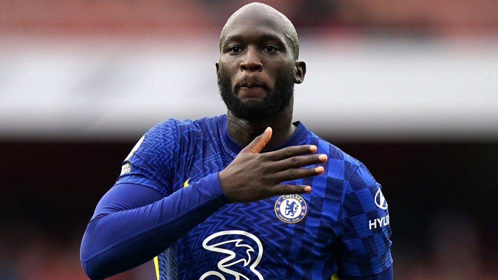 Lukaku is bruised cries punches the substitute arch after several misses